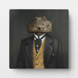 Noble Beasts - Dandy Crocodile Fotoplatte