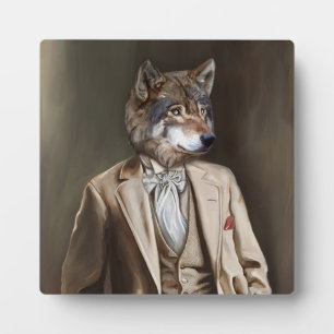 Noble Beasts - Dandy Wolf Fotoplatte