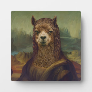 Noble Beasts - Mona Llama Fotoplatte