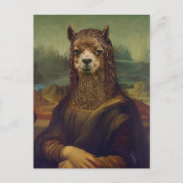 Noble Beasts - Mona Llama Postkarte