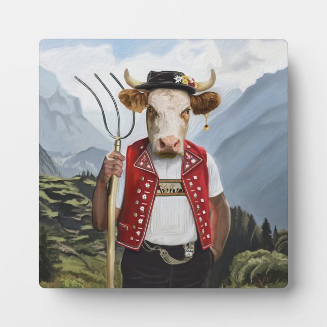 Noble Bestien - Dandy Cow Fotoplatte (Vorderseite)