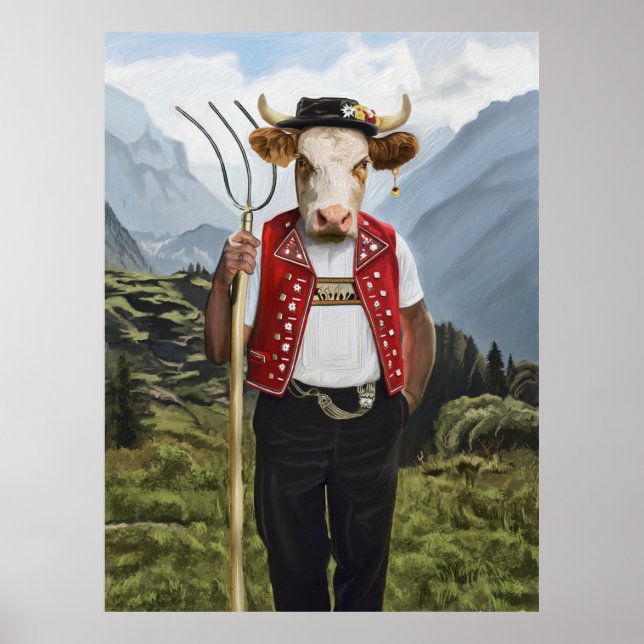 Noble Bestien - Dandy Cow Poster (Vorne)