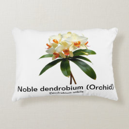 Noble Dendrobium orchid Akzent Pilz Dekokissen