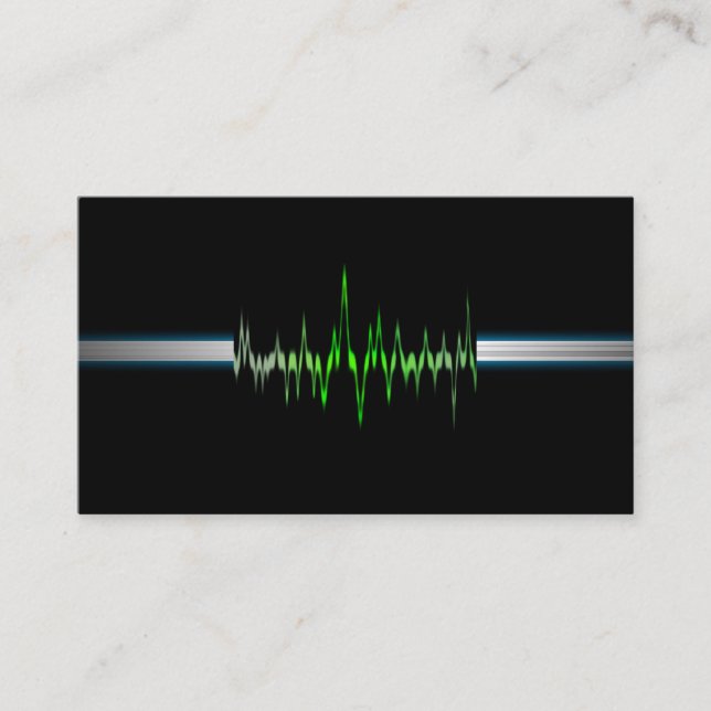 Noble DJ-Visitenkarte Visitenkarte (Vorderseite)