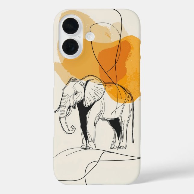 Noble Elephant Grace iPhone / iPad Gehäuse 16 Hülle (Rückseite)