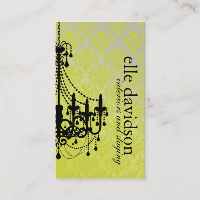 Noble Event-Planer-Visitenkarte Visitenkarte (Vorderseite)