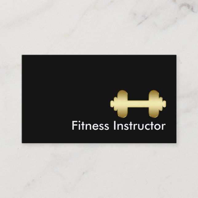 Noble Fitness-persönliche Trainer-Geschäfts-Karten Visitenkarte (Vorderseite)