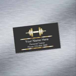 Noble Fitness-Trainer-Geschäfts-Magneten Magnetische Visitenkarte