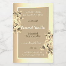 Noble Floral Gold Produktmarken Kerzen Schönheit &