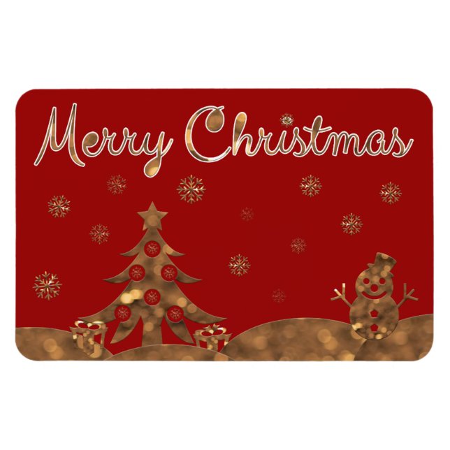 Noble Frohe Weihnachtsmagnete! Magnet (Horizontal)