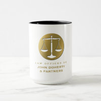 Noble goldene Skalen des Rechtsanwaltsbüros der