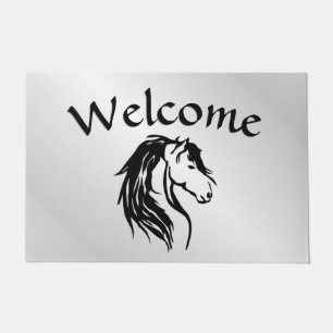 Noble Horse Welcome Fußmatte