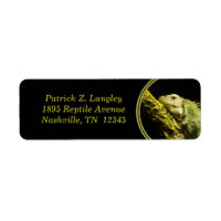 Noble Iguana Adresse de retour Étiquettes
