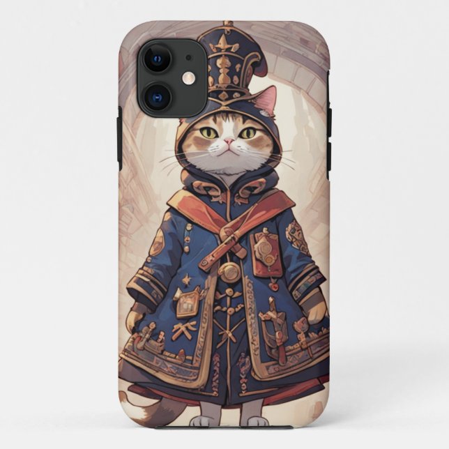 Noble Kitty Lord in the Hall Case-Mate iPhone Hülle (Rückseite)