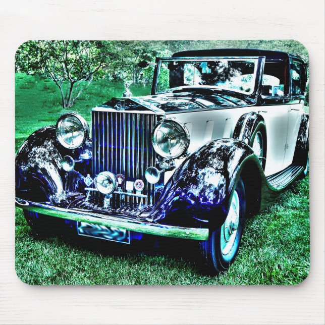 Noble klassische Rolle Royce Mousepad (Vorne)