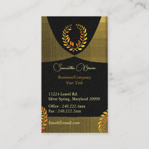 Noble Laurel Wreath Beruflich Visitenkarte