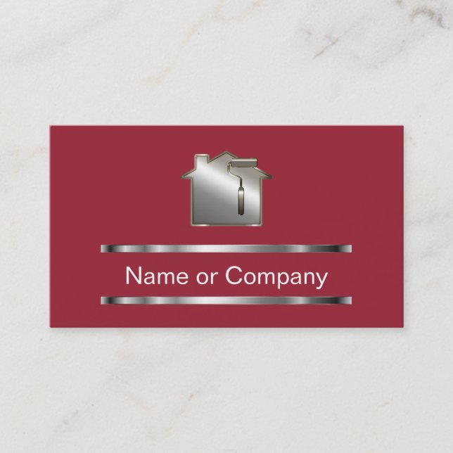 Noble Maler-Visitenkarten Visitenkarte (Vorderseite)