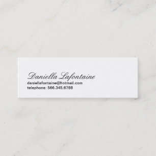 Noble Mini-Nennende Karten