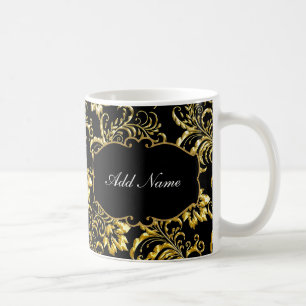 Noble Monogramm-Kaffee-Tassen Kaffeetasse