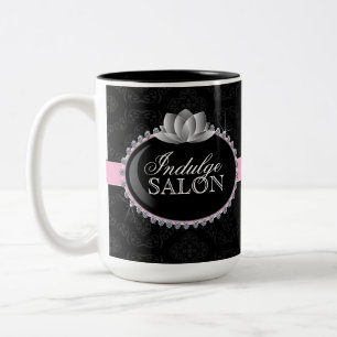Noble Salon-und Wellness-Center-Kaffee-Tasse Zweifarbige Tasse