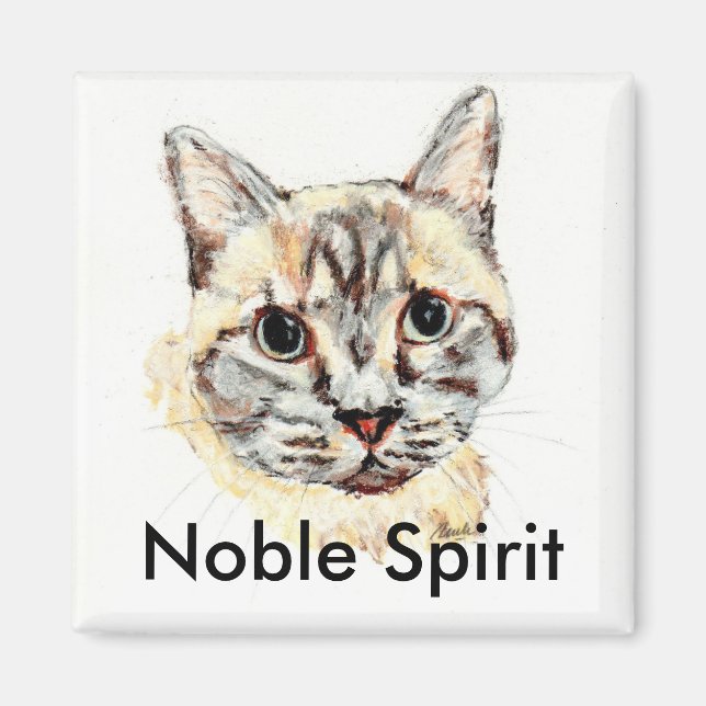 Noble Spirit Katzenmagnet Magnet (Vorne)