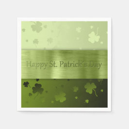 Noble St. Patrick's Day Kleeblatts - Paper Napkin Serviette