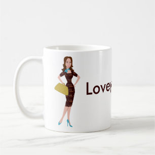 Noble und Snazzy Geschäftsfrau Kaffeetasse