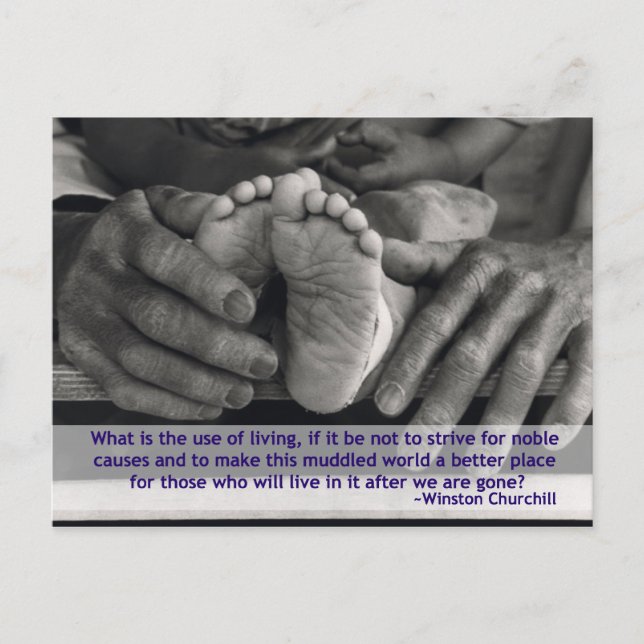 Noble verursacht Postkarte (Vorderseite)