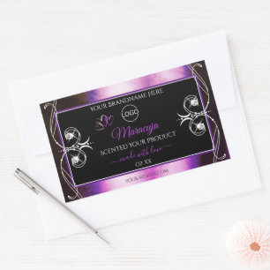 Noble violet noir Produit Diamants Étiquettes Ajou