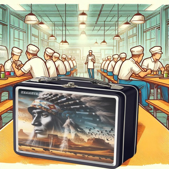 Noble Warrior Sunset Metall Brotdose (Von Creator hochgeladen)