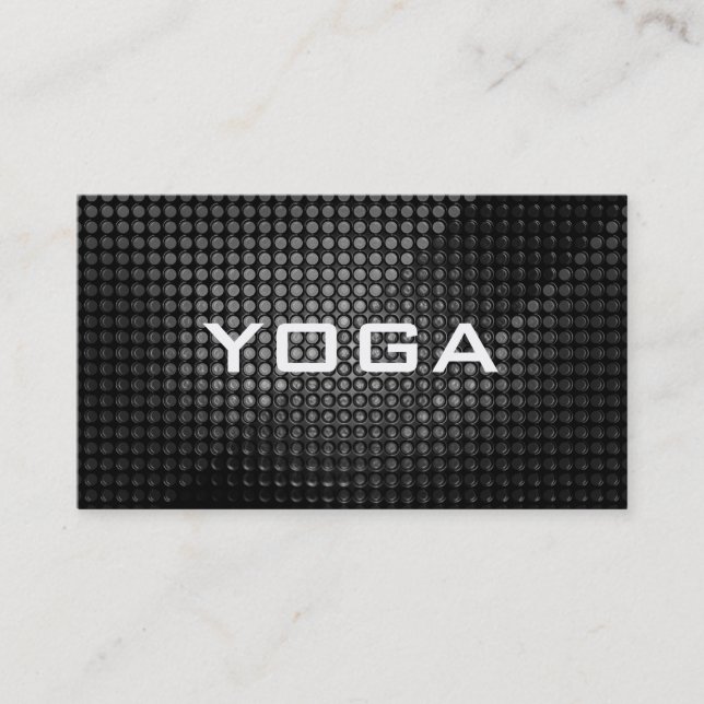 Noble YOGA Lehrer-Visitenkarte Visitenkarte (Vorderseite)