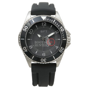 Nobler Hintern-Jäger-personalisiertes Monogramm Armbanduhr