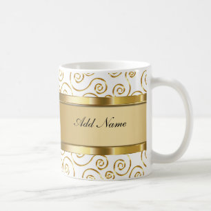 Nobler Monogramm-Kaffee-Tassen-Entwurf Kaffeetasse