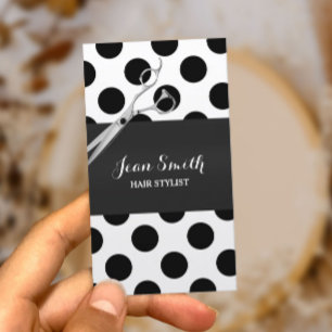 Nobler schwarzer u. weißer visitenkarte