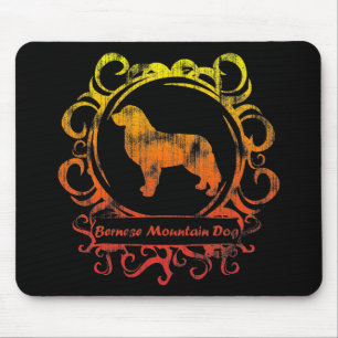 Nobler verwitterter Bernese Gebirgshund Mousepad
