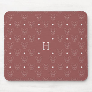 Nobles Boston Terrier/französische Bulldogge Mousepad