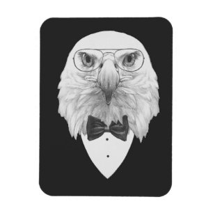 Nobles Eagle-Porträt Magnet