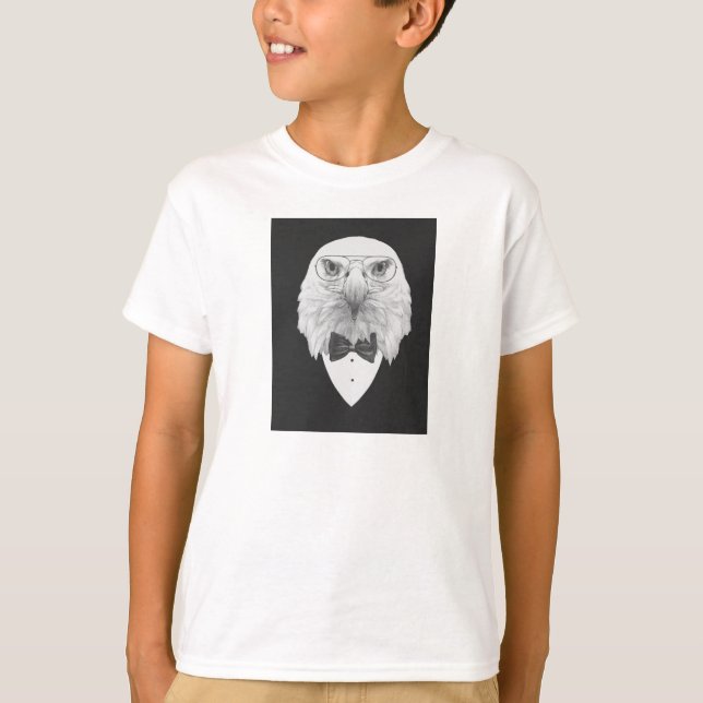 Nobles Eagle-Porträt T-Shirt (Vorderseite)