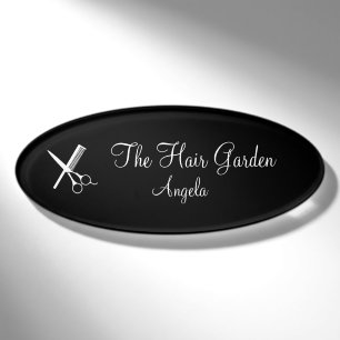 Nobles Friseursalon-Personal Namenschild