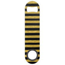 Nobles Gold u. schwarzer Streifen