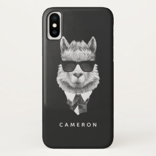 Nobles Lama   addieren Ihren Namen Case-Mate iPhone Hülle