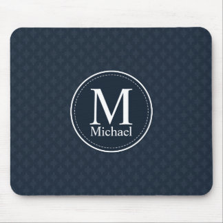 Nobles, männliches dunkelblaues kundenspezifisches mousepad