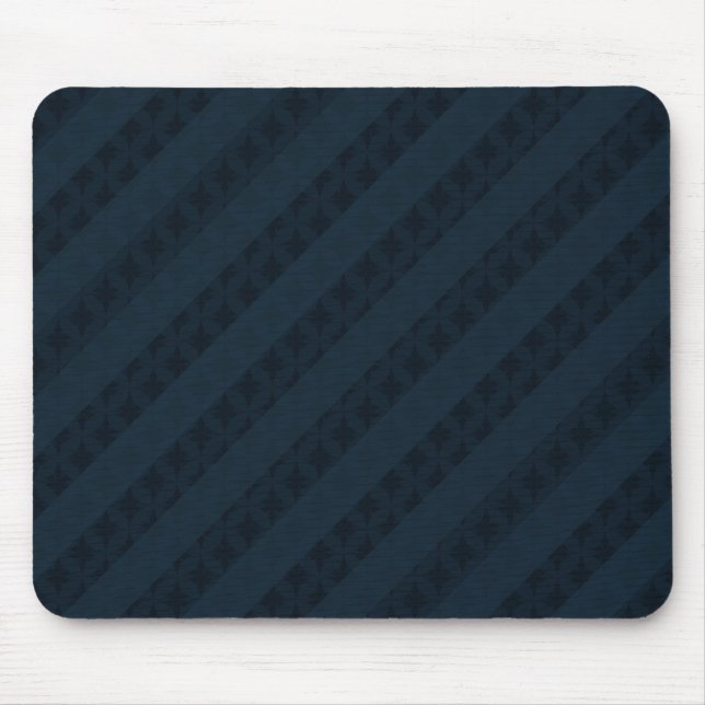 Nobles Marine-Blau - Gewohnheit Mousepad (Vorne)