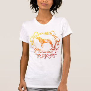 Nobles verwittertes Rottweiler T-Shirt