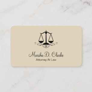 Nobles weibliches AttorneyAtt Visitenkarte