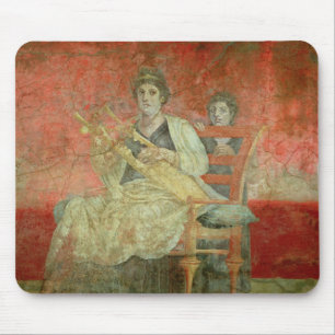 Noblewoman, der ein Cithera spielt Mousepad