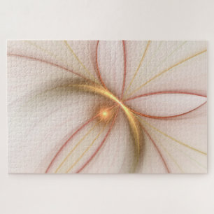 Nobly Copper And Gold Abstract Modern Fractal Art