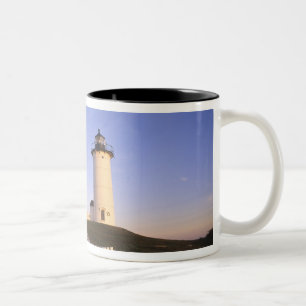 Nobska Leuchtturm, Woods Hole, Massachusetts Zweifarbige Tasse