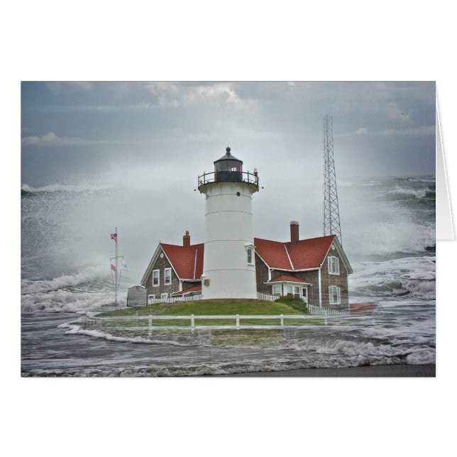 Nobska Point Lighthouse Card (Vorderseite (Horizontal))