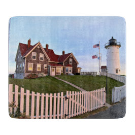Nobska Point Lighthouse Massachusett Cutting Board Schneidebrett